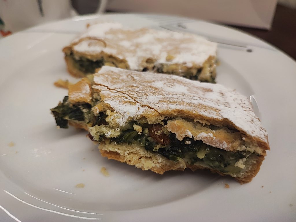 La tourte aux blettes et raisins sucrées : une spécialité de Tende