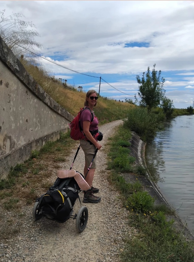 Le canal de midi à pied